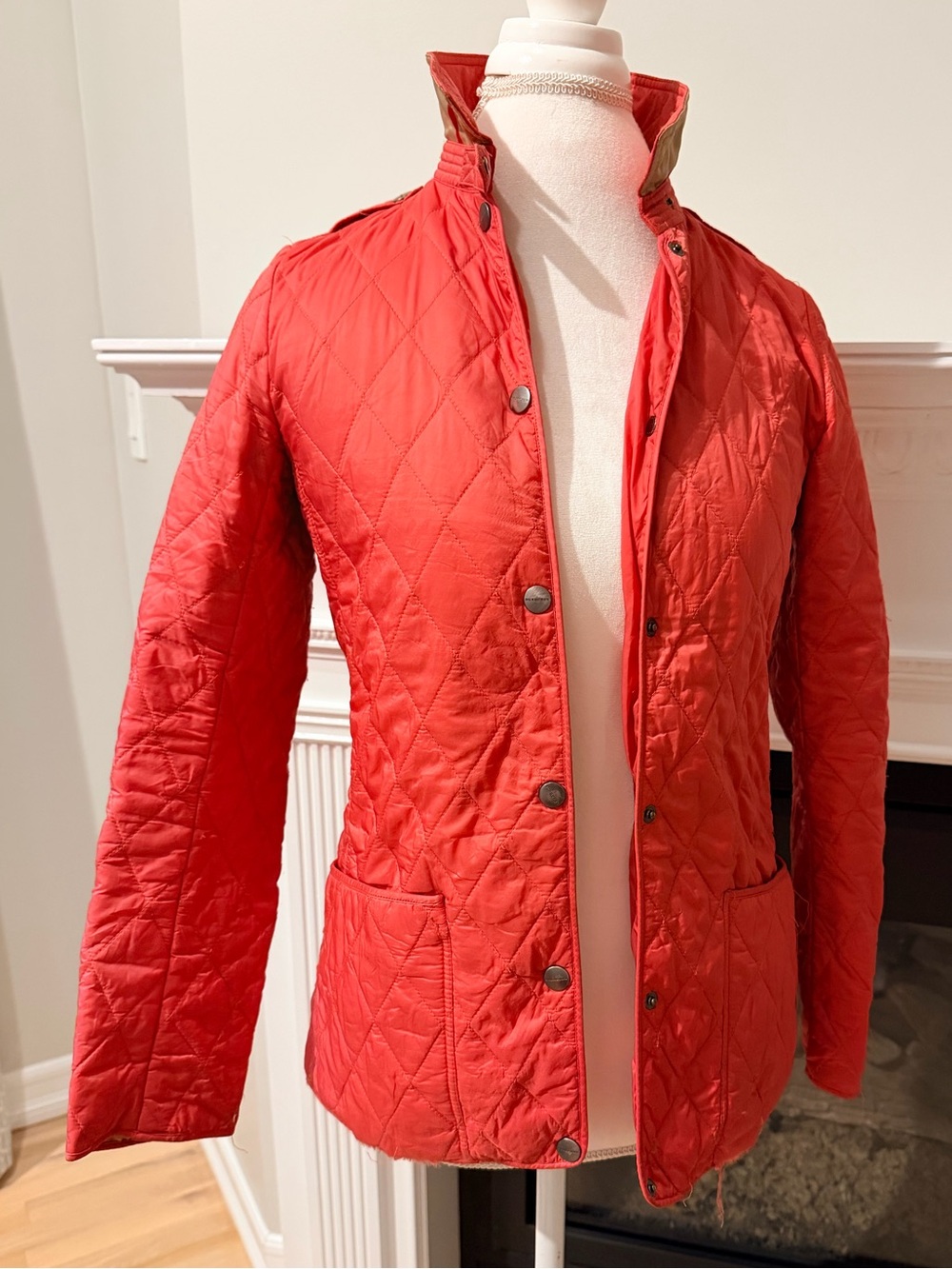 Quilted Burberry Girl’s Jacket 14Y